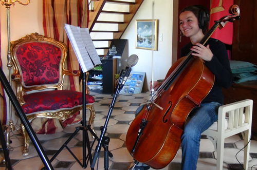 Mathilde Chevrel (Enregistrement des albums "La Barque ailée et l'Albatros")