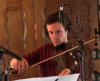 Jonathan Dour, cordes orchestrales (Enregistrement des albums "La Barque ailée et l'Albatros")