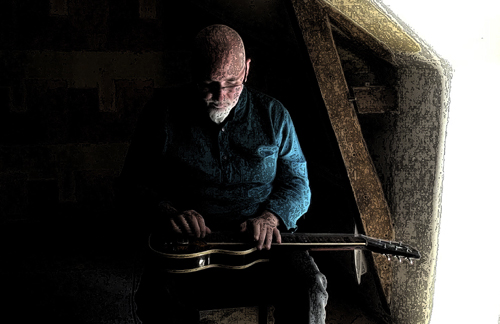 Lap steel (Enregistrement des albums "La Barque ailée et l'Albatros")